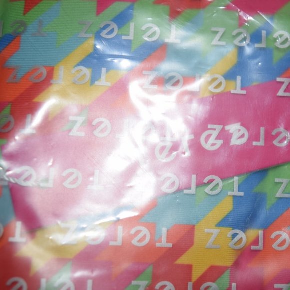 Terez  Pink & Yellow Houndstooth Scoop Neck One-Piece - Women M $231 - Picture 3 of 3